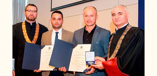 Prof. dr. sc. Gabrijel Ondrašek i Filip Kranjčec, mag. ing. agr., primili nagradu Sveučilišna inovacija godine