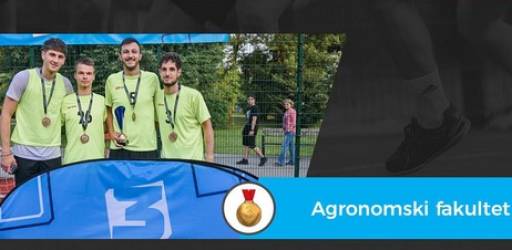 Studenti Agronomskog fakulteta osvojili brončanu medalju na Sveučilišnom prvenstvu u nogometu 3v3