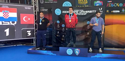 Student Marko Džin do zlata na FISU Sveučilišnom prvenstvu u kickboxingu