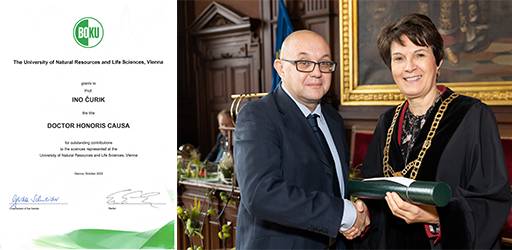 Prof. dr. sc. Ino Čurik počasni je doktor - doctor honoris causa - University of Natural Resources and Life Sciences, Vienna (BOKU)