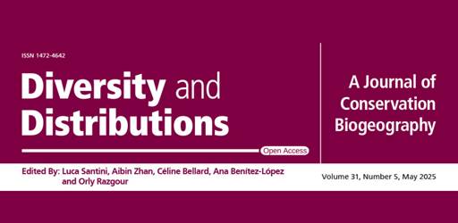 Objavljen znanstveni članak u časopisu „Diversity and Distributions”