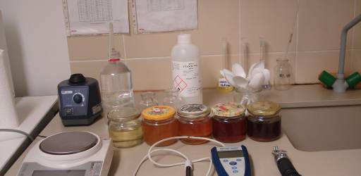 Laboratory for bee products analysis and bee biology