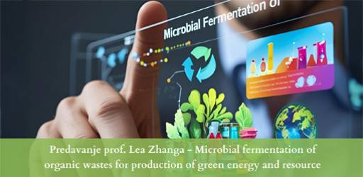 Predavanje prof. Lea Zhanga sa Sveučilišta Shanghai Jiao Tong – Microbial fermentation of organic wastes for production of green energy and resource