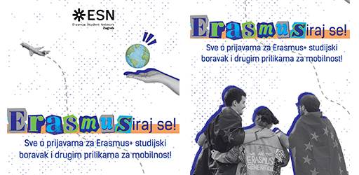 ERASMUSiraj se! Poziv studentima na informativno predavanje o prijavama za Erasmus+ studijski boravak