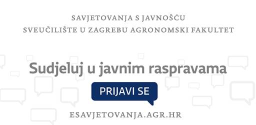 Savjetovanje/javna rasprava o Nacrtu Statuta Sveučilišta u Zagrebu Agronomskog fakulteta