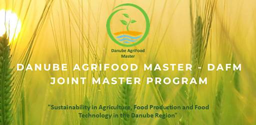 Erasmus Mundus Joint Master degree study  (Danube AgriFood Master – DAFM)