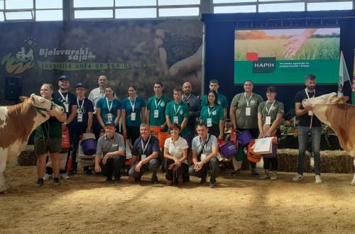 Natjecanje studenata na 30. Državnoj stočarskoj izložbi u Gudovcu