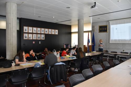 An orientation meeting (Welcome day) was held for new students of the Erasmus+ programme in the summer semester