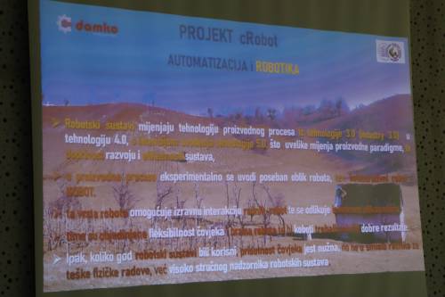 Završno predstavljanje IRI projekta „Razvoj autonomnog robotskog flotnog sustava za prepoznavanje i ekološko tretiranje korova – cRobot“.