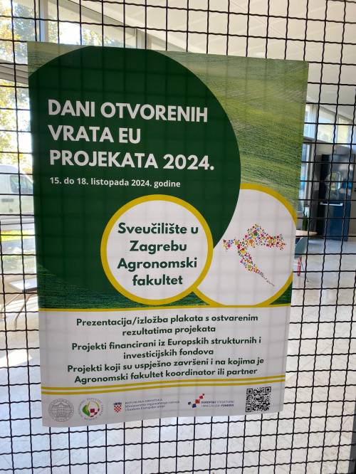 Dani otvorenih vrata EU projekata na Sveučilištu u Zagrebu Agronomskom fakultetu