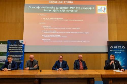 Djelatnici Zavoda za melioracije prof. dr. sc. Gabrijel Ondrašek i Jelena Horvatinec, mag. ing. agr. primili od Hrvatske zajednice inovatora nagradu „Inovacija godine 2023.“