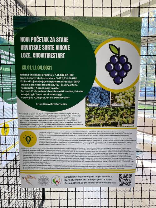 Dani otvorenih vrata EU projekata na Sveučilištu u Zagrebu Agronomskom fakultetu