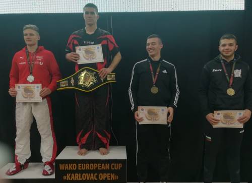 Student Marko Džin nastupio na Europskom kupu u kickboxingu