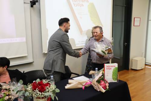 Održano predstavljanje sveučilišnog udžbenika „Ishrana bilja u hortikulturi, krajobrazu i kvaliteti hrane”