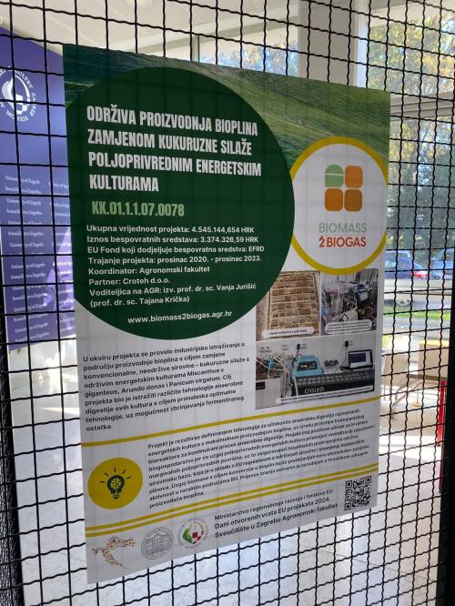 Dani otvorenih vrata EU projekata na Sveučilištu u Zagrebu Agronomskom fakultetu