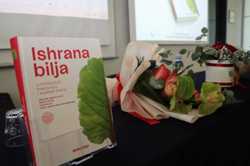 Održano predstavljanje sveučilišnog udžbenika „Ishrana bilja u hortikulturi, krajobrazu i kvaliteti hrane”