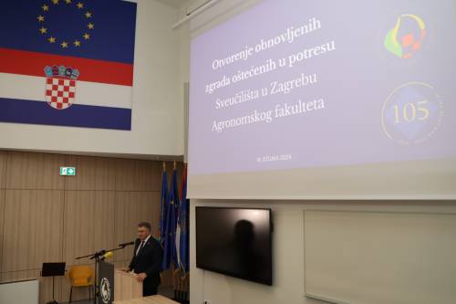 Sveučilište u Zagrebu Agronomski fakultet svečano je otvorio vrata obnovljenih paviljona
