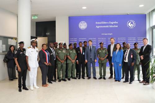 Visit of the Delegation from the National Defence College Nigeria to the University of Zagreb Faculty of Agriculture