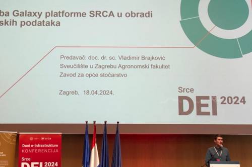 Sveučilište u Zagrebu Agronomski fakultet na konferenciji dani e‑infrastrukture SRCE DEI 2024