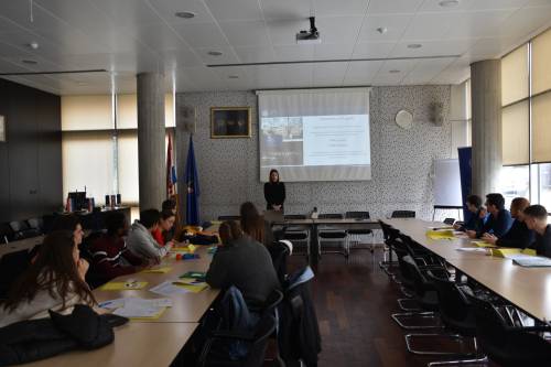 An orientation meeting (Welcome day) was held for new students of the Erasmus+ programme in the summer semester