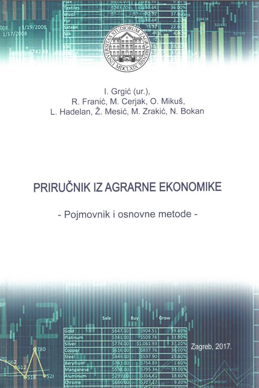 Priručnik iz agrarne ekonomike: pojmovnik i osnovne metode