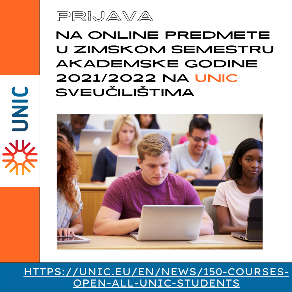 prijava_na_online predmete_unic_sveucilistima_plakat